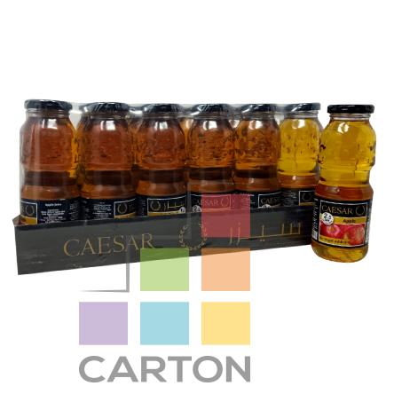CAESAR BOTTLE APPLE JUICE 24*250ML